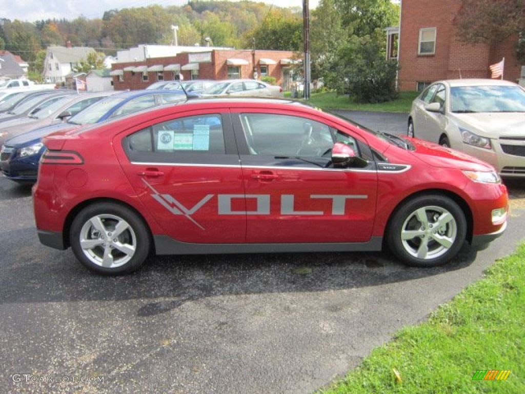 2012 Volt Hatchback - Crystal Red Tintcoat / Jet Black/Dark Accents photo #8