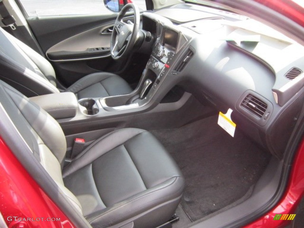 Jet Black/Dark Accents Interior 2012 Chevrolet Volt Hatchback Photo #55285325