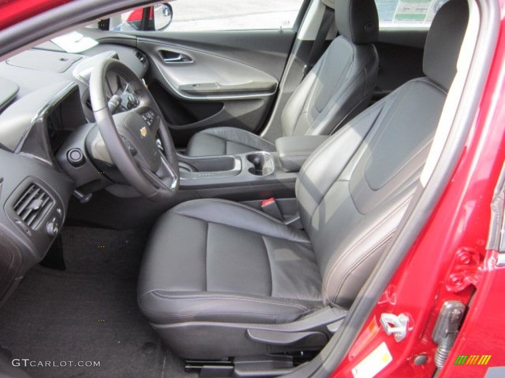 Jet Black/Dark Accents Interior 2012 Chevrolet Volt Hatchback Photo #55285378