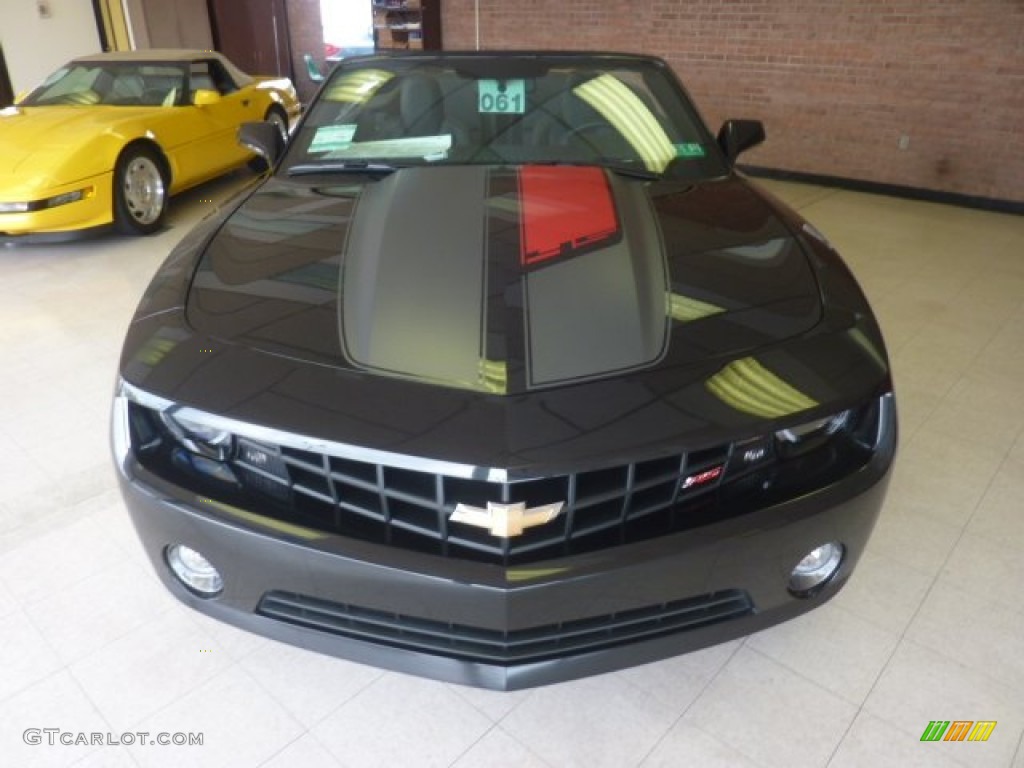 Carbon Flash Metallic 2012 Chevrolet Camaro LT 45th Anniversary Edition Convertible Exterior Photo #55285492