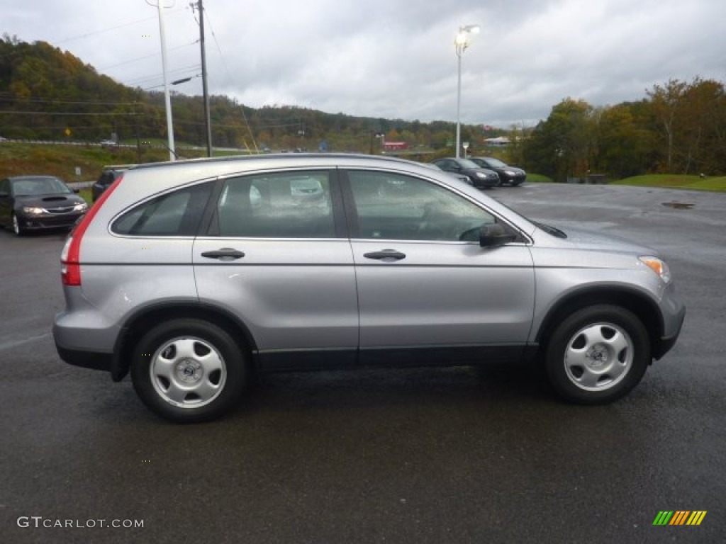 2008 CR-V LX - Whistler Silver Metallic / Black photo #2