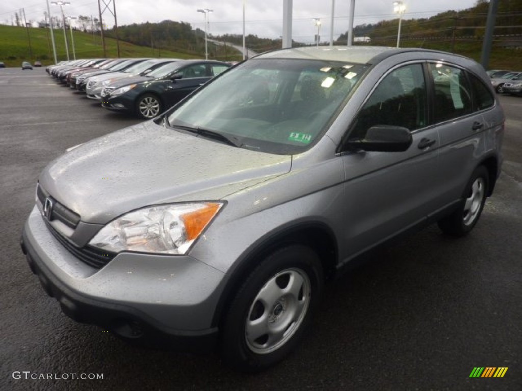 2008 CR-V LX - Whistler Silver Metallic / Black photo #7