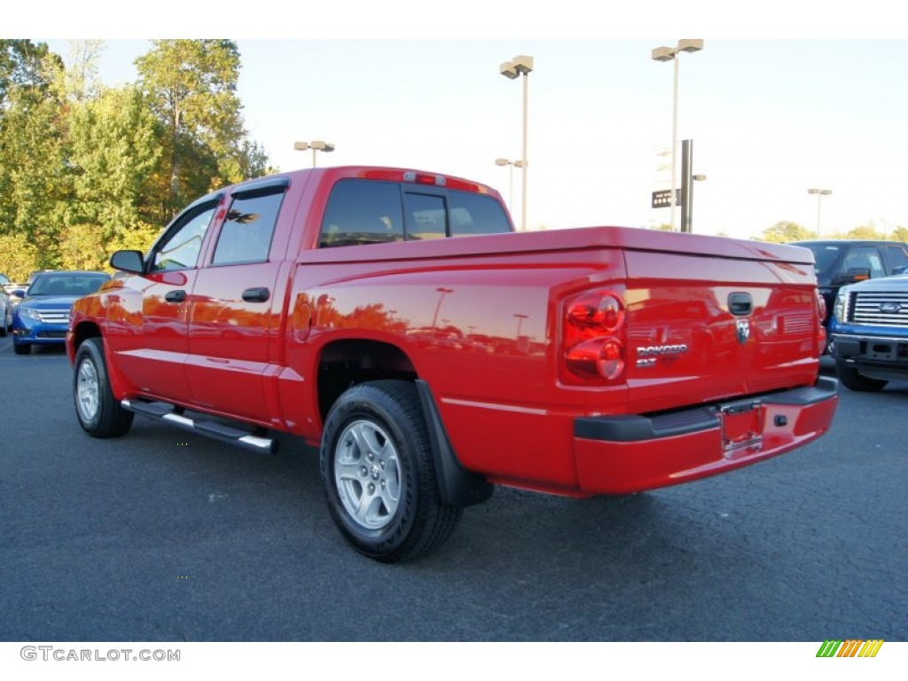 Flame Red 2007 Dodge Dakota SLT Quad Cab Exterior Photo #55286029
