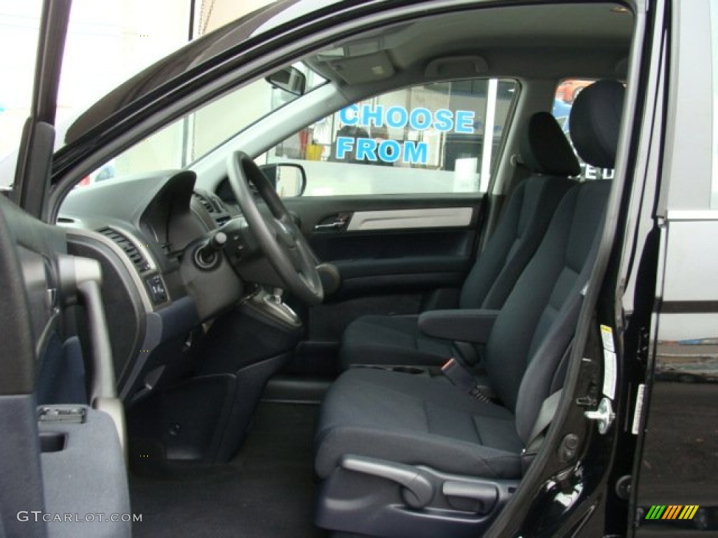 2011 CR-V LX 4WD - Crystal Black Pearl / Black photo #7
