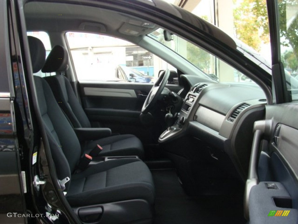 2011 CR-V LX 4WD - Crystal Black Pearl / Black photo #8