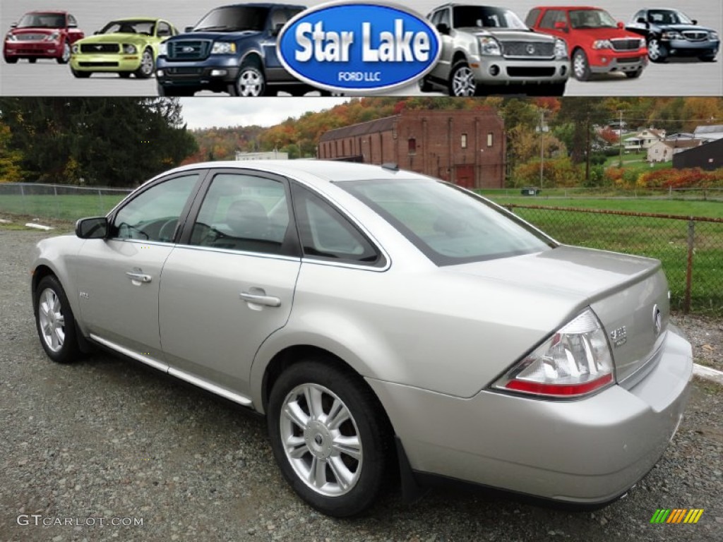 2008 Sable Premier AWD Sedan - Silver Birch Metallic / Charcoal Black/Medium Light Stone photo #4