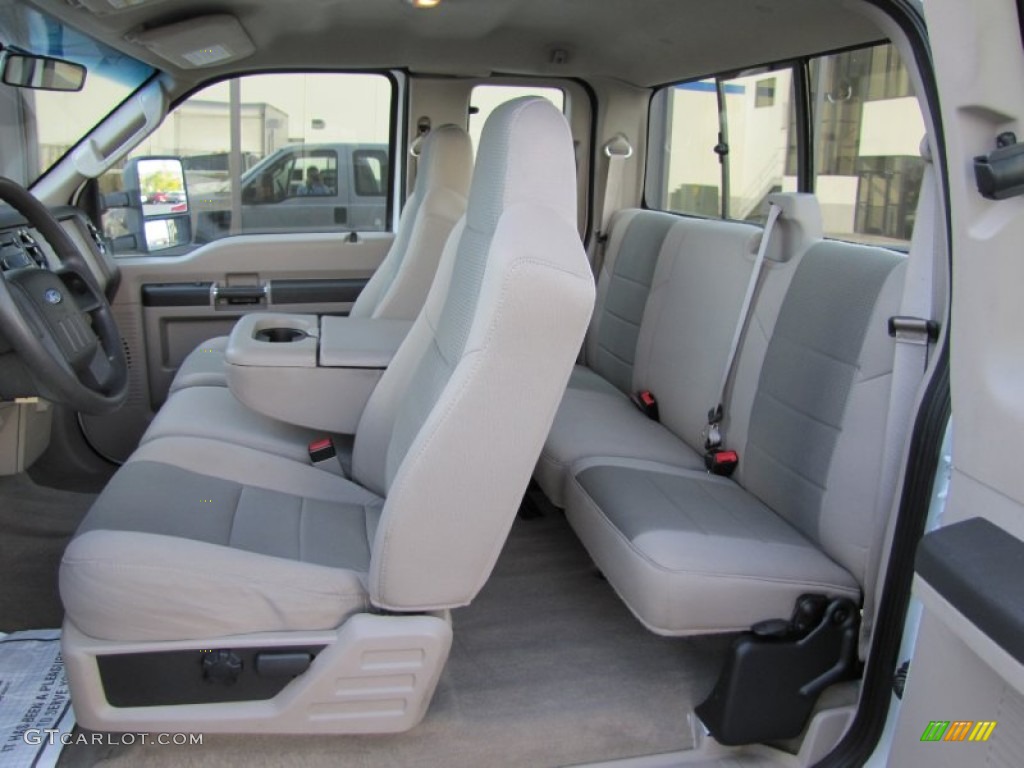 Medium Stone Interior 2008 Ford F250 Super Duty XLT SuperCab 4x4 Photo #55287043