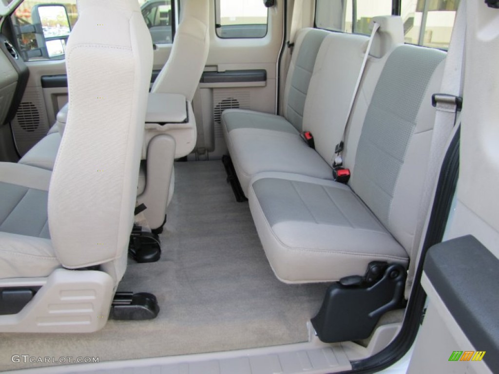 Medium Stone Interior 2008 Ford F250 Super Duty XLT SuperCab 4x4 Photo #55287052