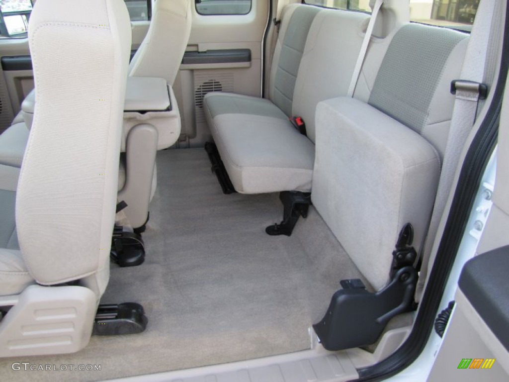 Medium Stone Interior 2008 Ford F250 Super Duty XLT SuperCab 4x4 Photo #55287061