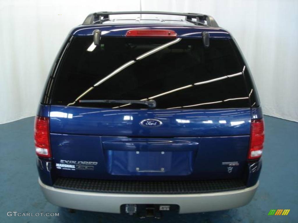 2005 Explorer Eddie Bauer 4x4 - Dark Blue Pearl Metallic / Medium Parchment photo #44