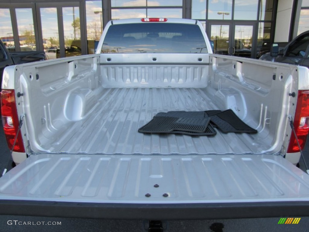 2009 Silverado 3500HD LT Extended Cab 4x4 - Silver Birch Metallic / Ebony photo #28