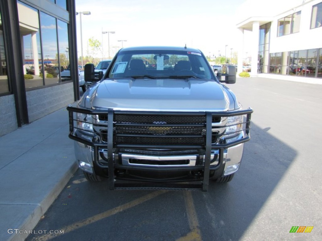 2009 Silverado 3500HD LT Extended Cab 4x4 - Silver Birch Metallic / Ebony photo #33