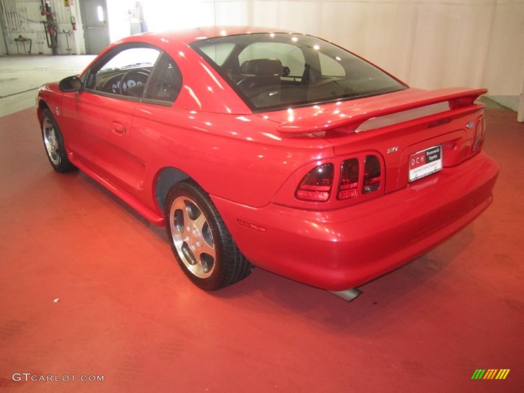 1997 Mustang SVT Cobra Coupe - Rio Red / Dark Charcoal photo #4