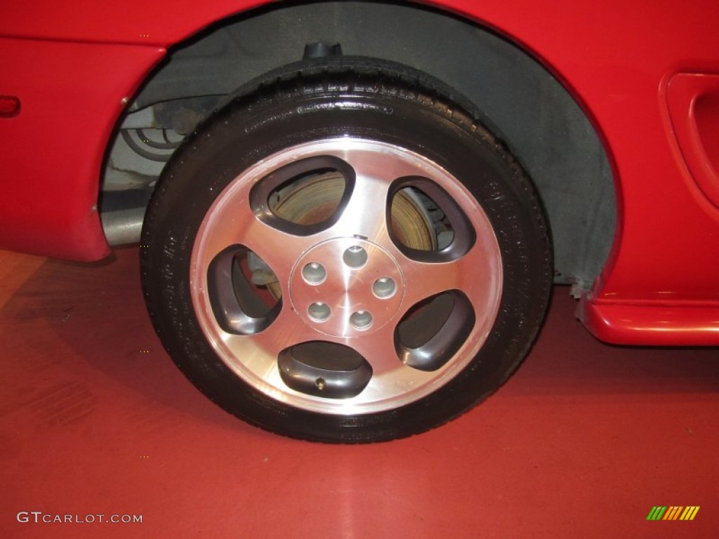 1997 Mustang SVT Cobra Coupe - Rio Red / Dark Charcoal photo #9