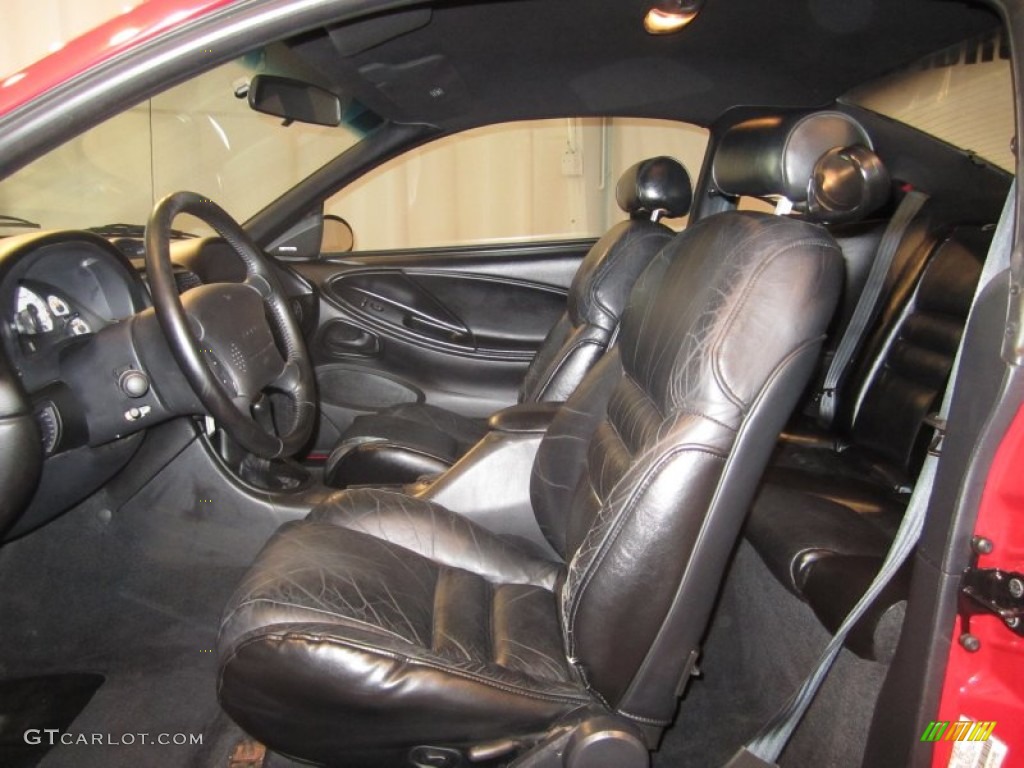 Dark Charcoal Interior 1997 Ford Mustang SVT Cobra Coupe Photo #55288195