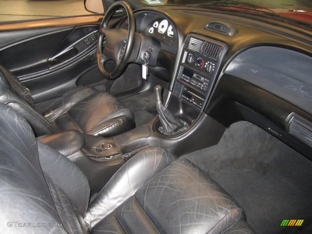 Dark Charcoal Interior 1997 Ford Mustang SVT Cobra Coupe Photo #55288282