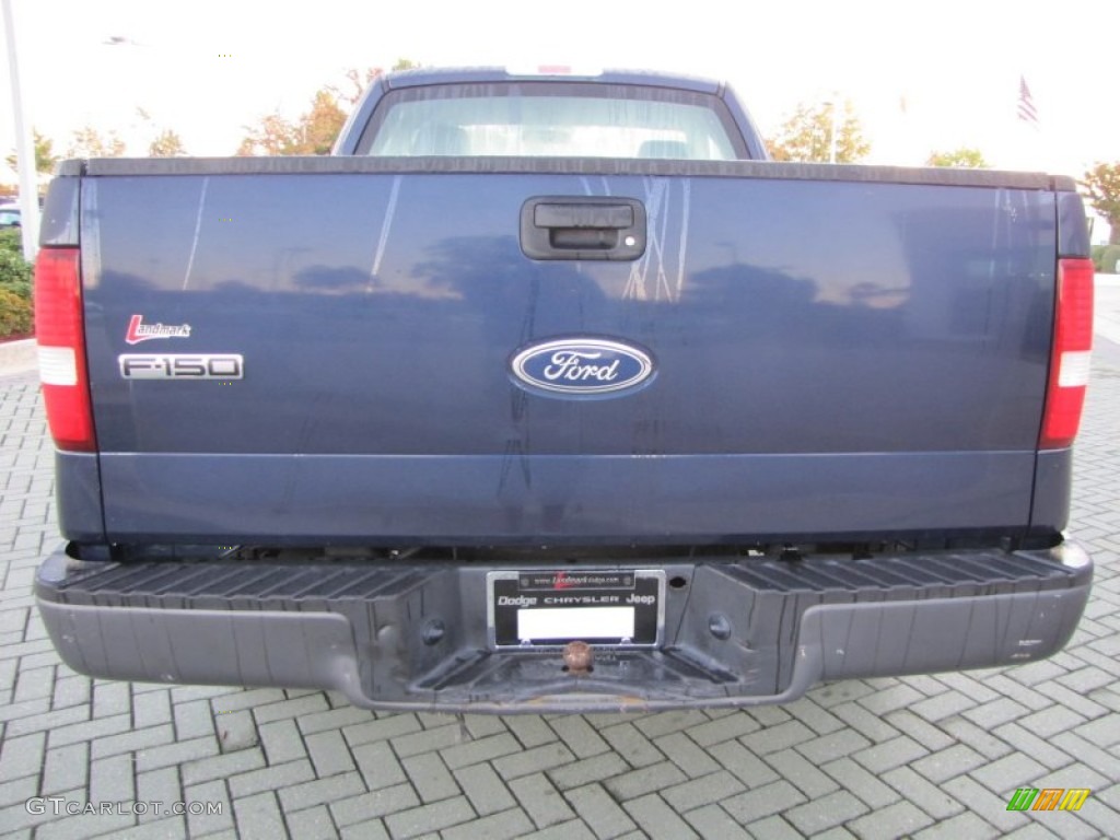 2005 F150 XL Regular Cab - True Blue Metallic / Medium Flint Grey photo #4