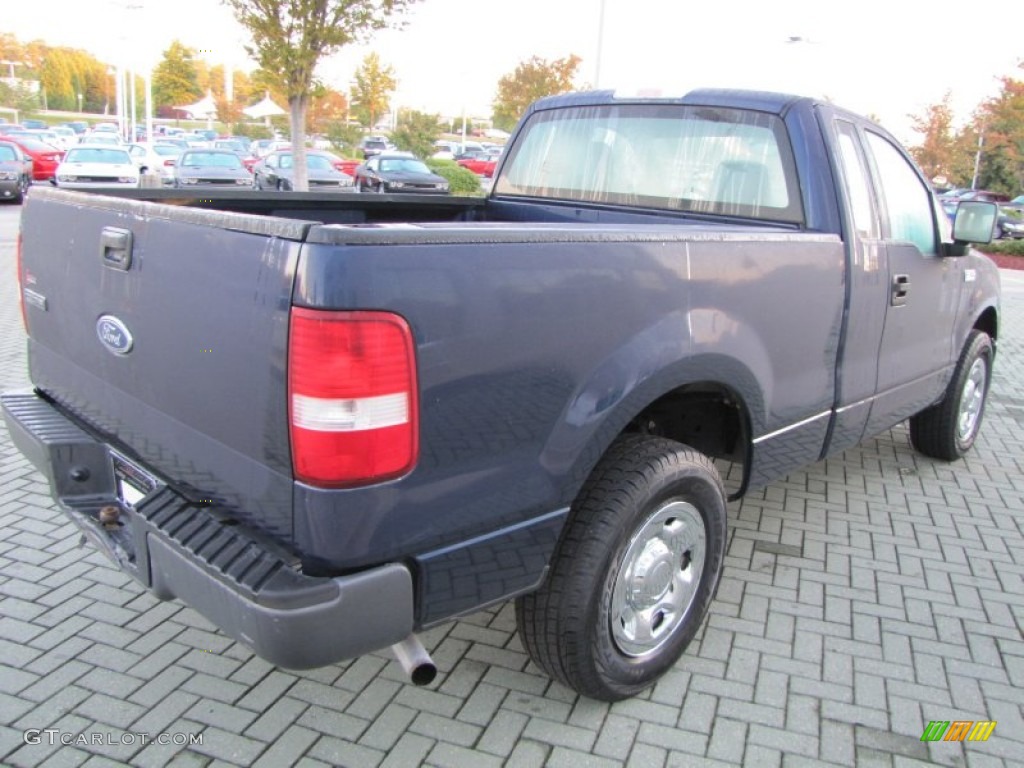 2005 F150 XL Regular Cab - True Blue Metallic / Medium Flint Grey photo #5