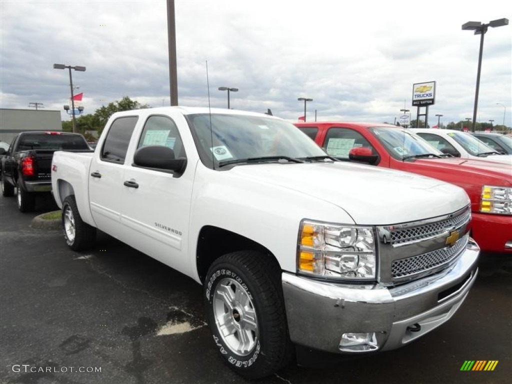 2012 Silverado 1500 LT Extended Cab - Summit White / Ebony photo #2