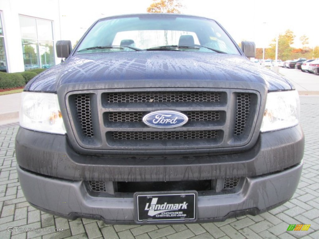 2005 F150 XL Regular Cab - True Blue Metallic / Medium Flint Grey photo #8