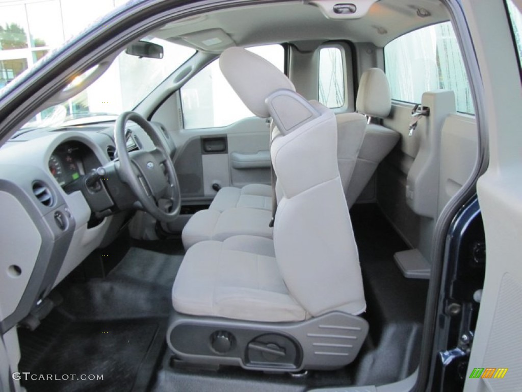 2005 F150 XL Regular Cab - True Blue Metallic / Medium Flint Grey photo #12
