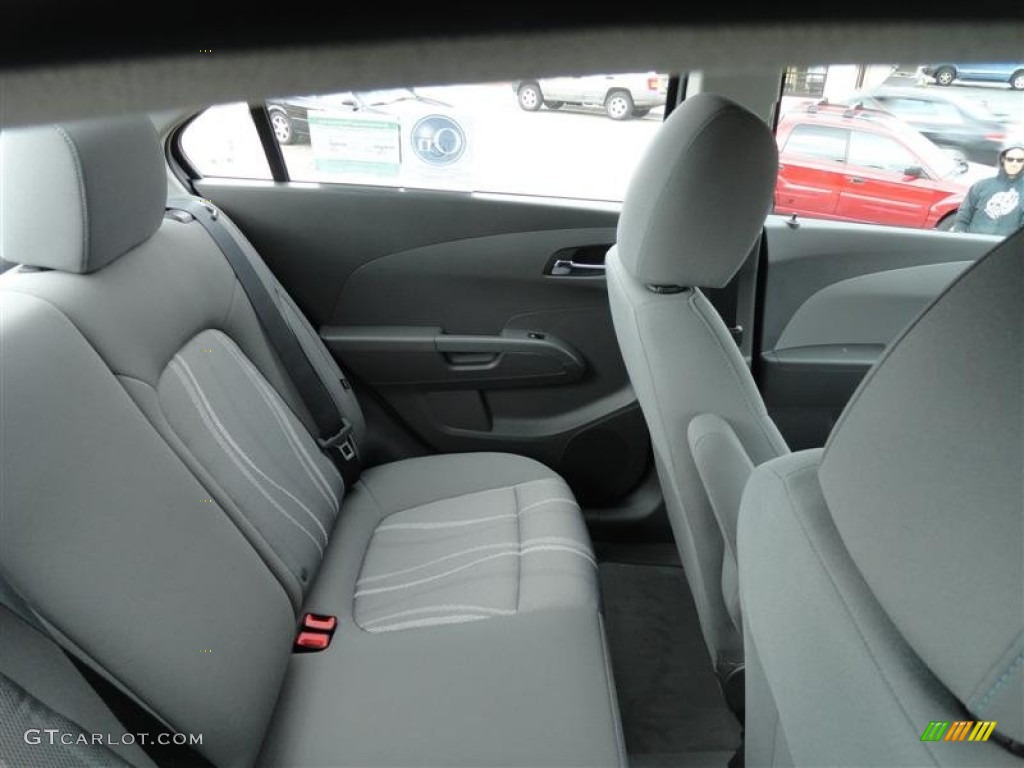 Dark Pewter/Dark Titanium Interior 2012 Chevrolet Sonic LT Sedan Photo #55288631