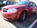 2009 Inferno Red Crystal Pearl Dodge Avenger SE  photo #4