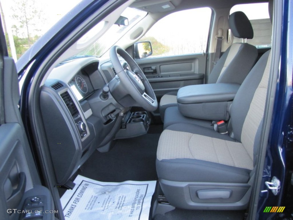 2012 Ram 1500 ST Quad Cab - True Blue Pearl / Dark Slate Gray/Medium Graystone photo #6