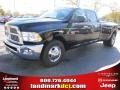 2012 Black Dodge Ram 3500 HD Big Horn Crew Cab Dually  photo #1