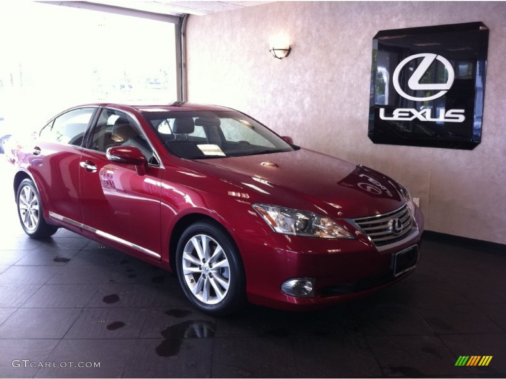 2010 ES 350 - Matador Red Mica / Black photo #1