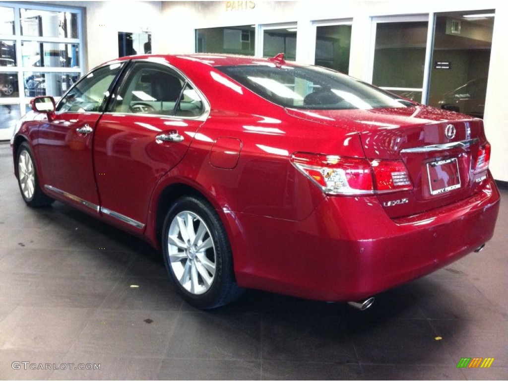 2010 ES 350 - Matador Red Mica / Black photo #4