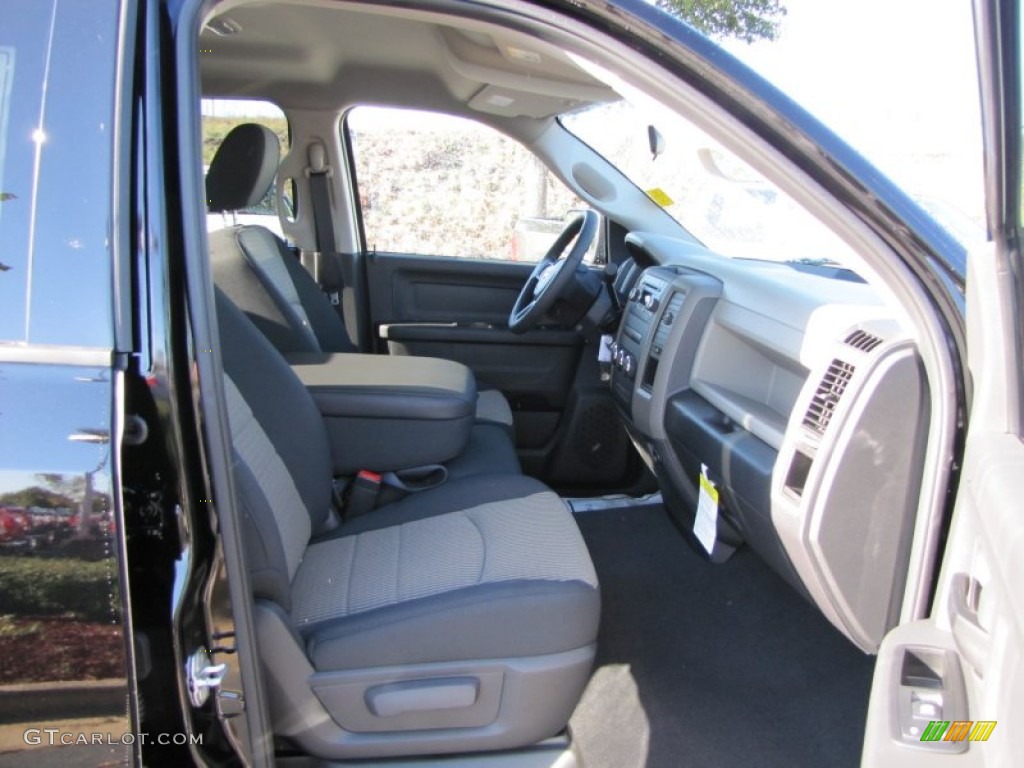 Dark Slate Gray Medium Graystone Interior 2012 Dodge Ram