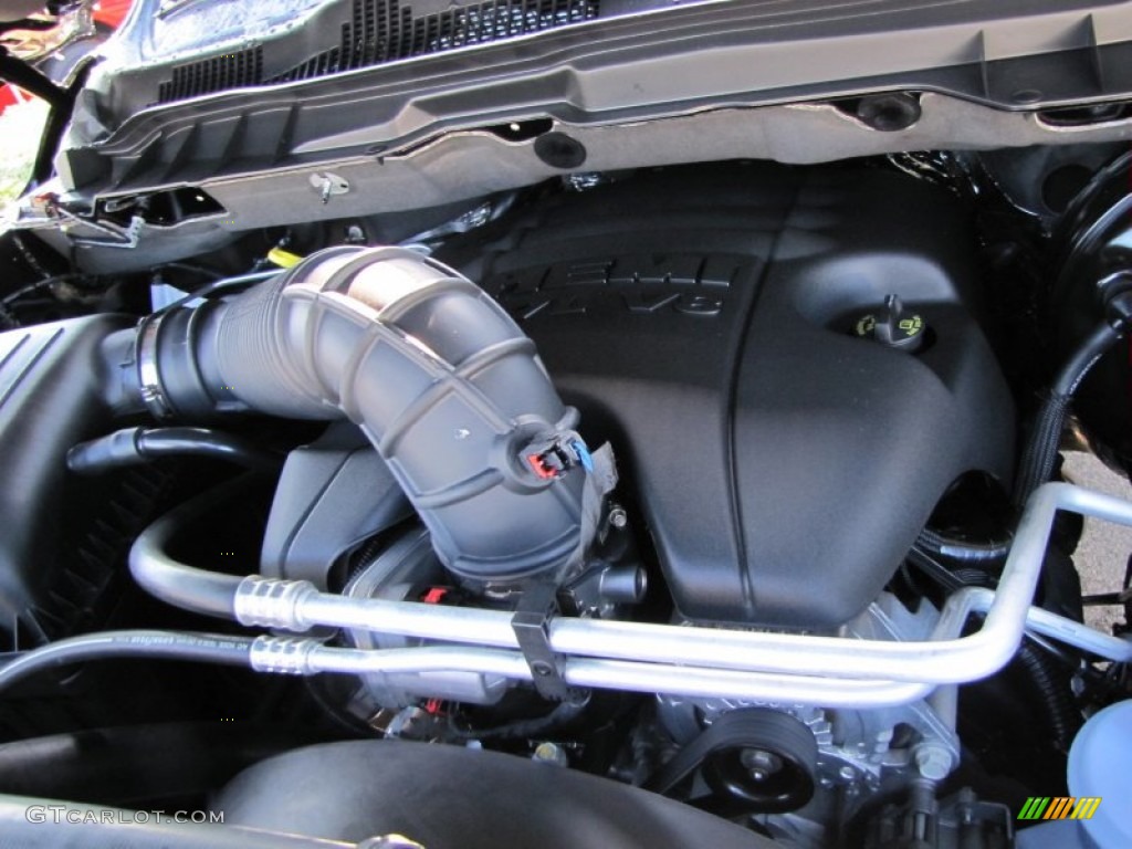 2012 Dodge Ram 1500 Express Quad Cab 5.7 Liter HEMI OHV 16-Valve VVT MDS V8 Engine Photo #55289596