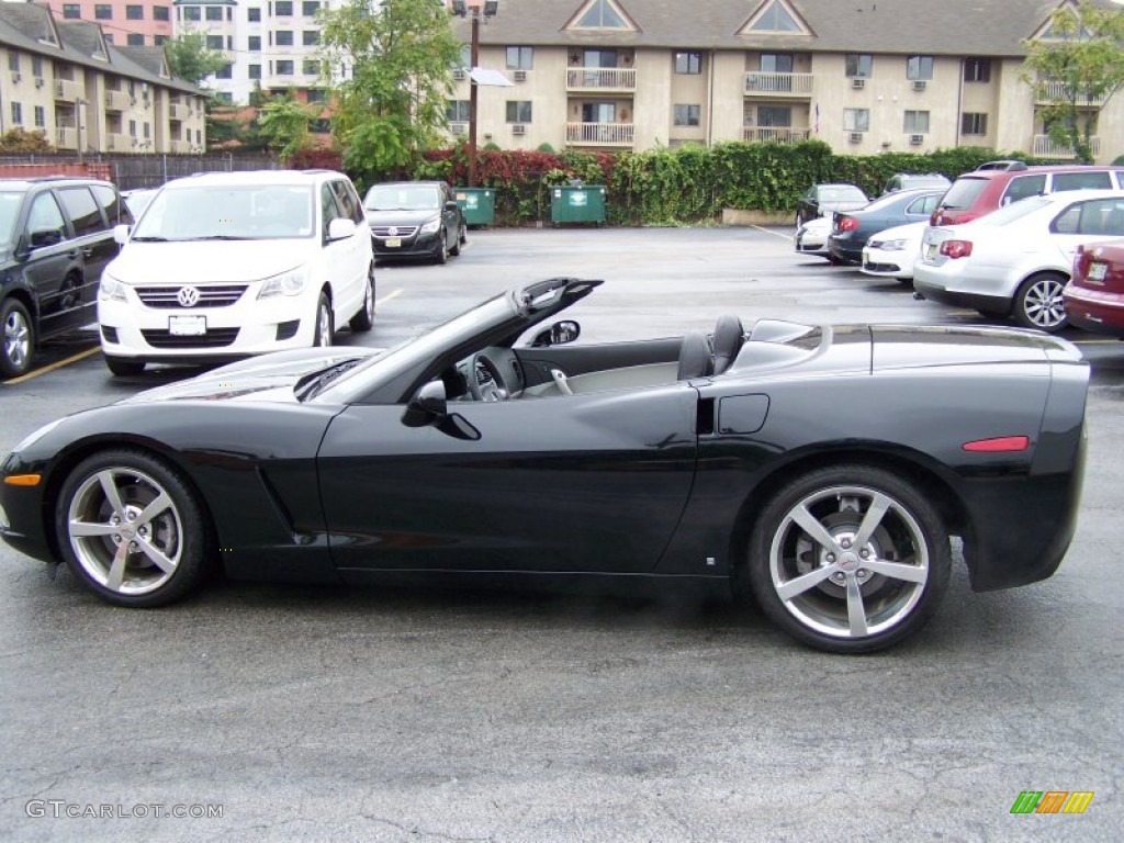 Black 2008 Chevrolet Corvette Convertible Exterior Photo #55289656