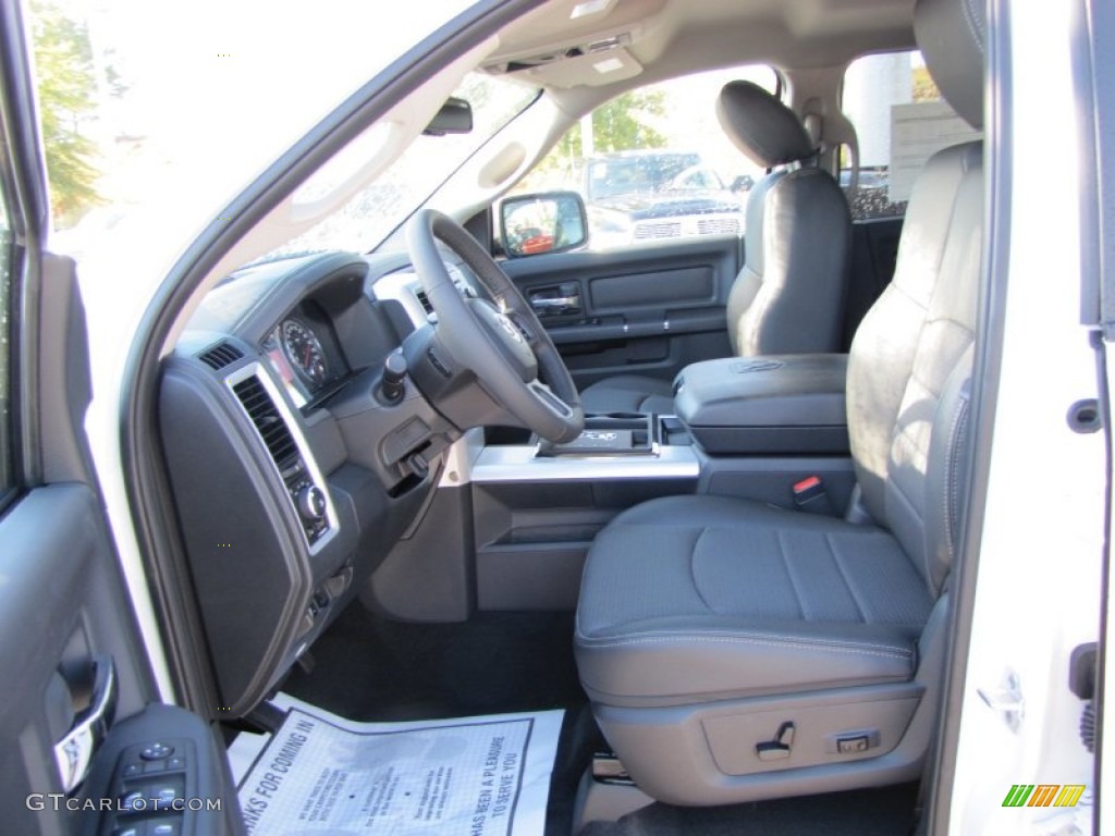 Dark Slate Gray Interior 2012 Dodge Ram 1500 Sport Crew Cab Photo #55289681