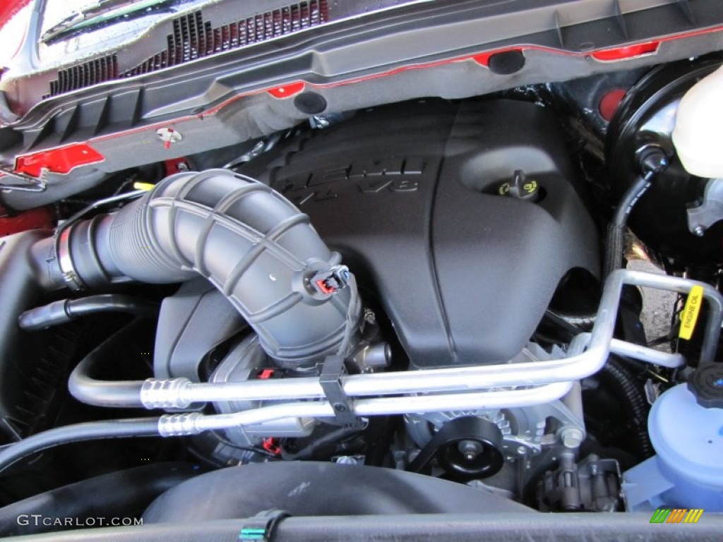 2012 Dodge Ram 1500 Big Horn Crew Cab 5.7 Liter HEMI OHV 16-Valve VVT MDS V8 Engine Photo #55289851