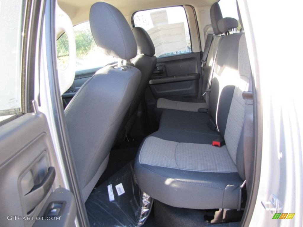 2012 Ram 1500 Express Quad Cab - Bright Silver Metallic / Dark Slate Gray/Medium Graystone photo #8