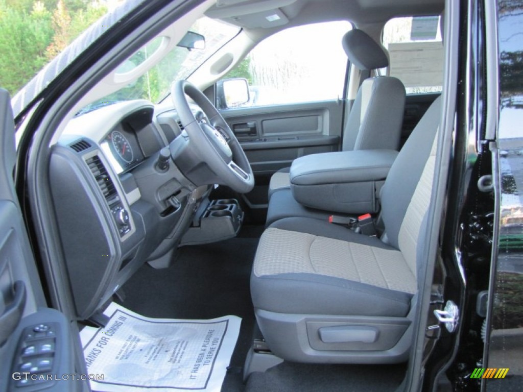 Dark Slate Gray/Medium Graystone Interior 2012 Dodge Ram 1500 Express Quad Cab Photo #55290280