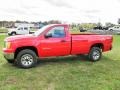 2012 Fire Red GMC Sierra 1500 Regular Cab 4x4  photo #4