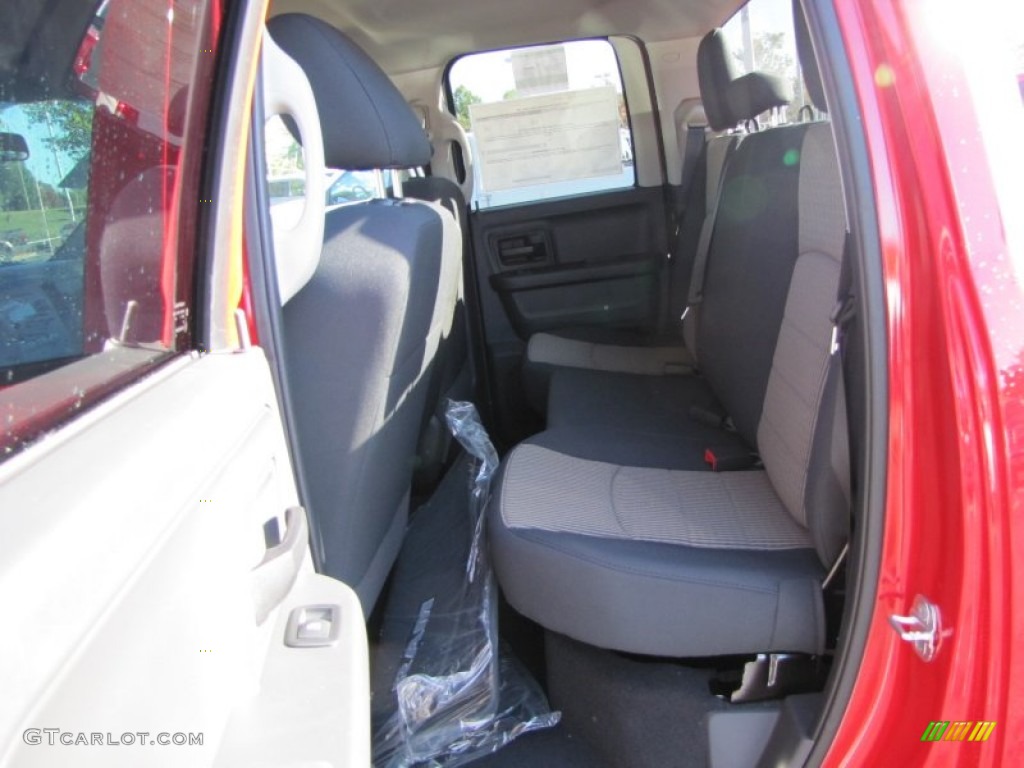 2012 Ram 1500 Express Quad Cab - Flame Red / Dark Slate Gray/Medium Graystone photo #8