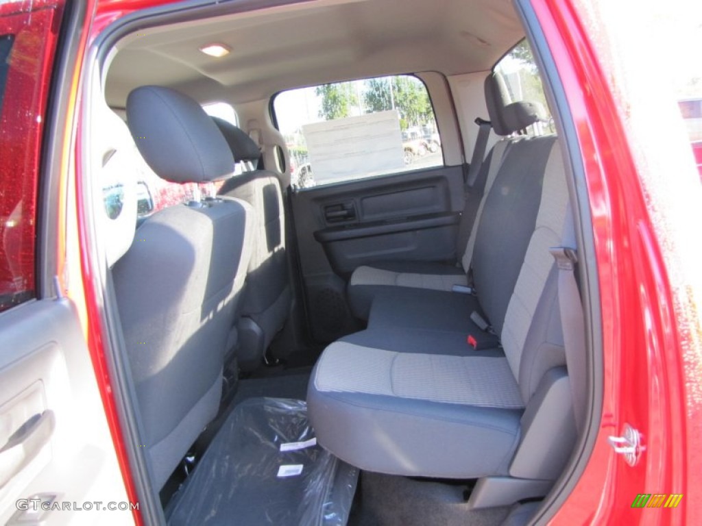 2012 Ram 1500 ST Crew Cab - Flame Red / Dark Slate Gray/Medium Graystone photo #7