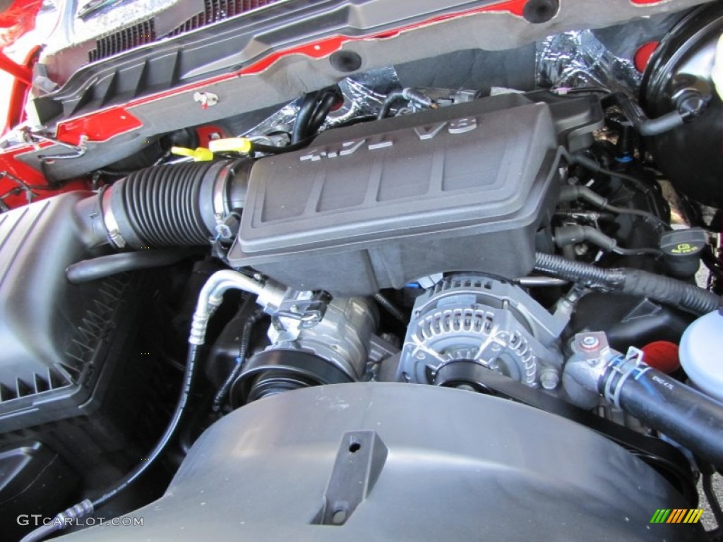 2012 Dodge Ram 1500 ST Crew Cab 4.7 Liter SOHC 16-Valve Flex-Fuel V8 Engine Photo #55291117