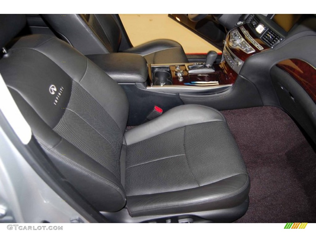 Graphite Interior 2011 Infiniti M 37x AWD Sedan Photo #55292101
