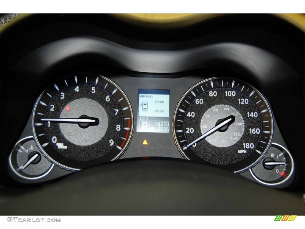 2011 Infiniti M 37x AWD Sedan Gauges Photo #55292161
