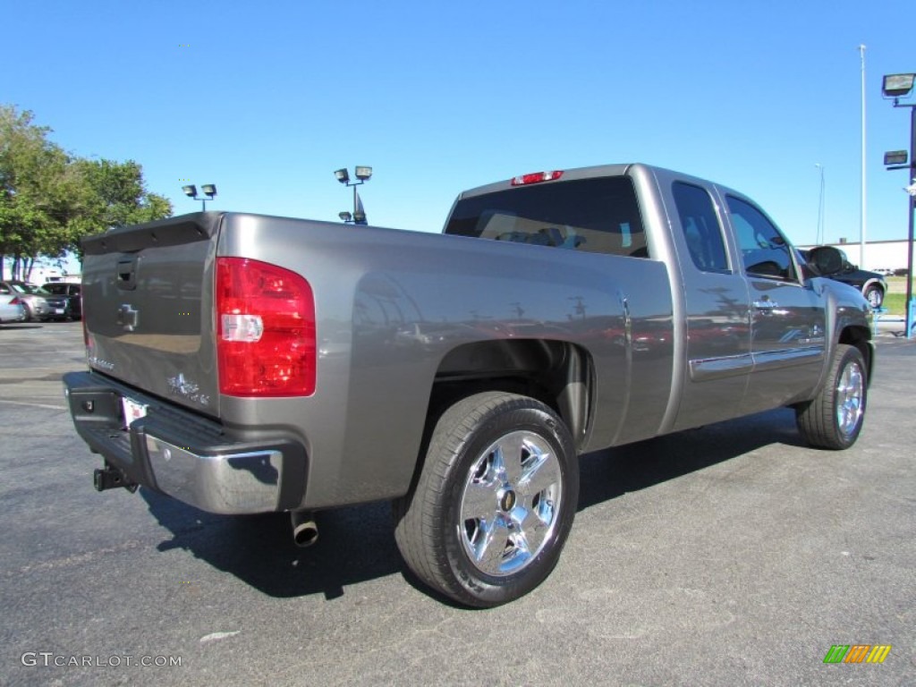 2009 Silverado 1500 LT Extended Cab - Silver Birch Metallic / Ebony photo #7