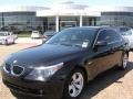 2007 Jet Black BMW 5 Series 530i Sedan  photo #1