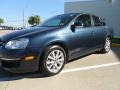 2010 Blue Graphite Metallic Volkswagen Jetta S Sedan  photo #3