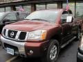 2004 Sedona Red Nissan Titan LE King Cab 4x4  photo #19