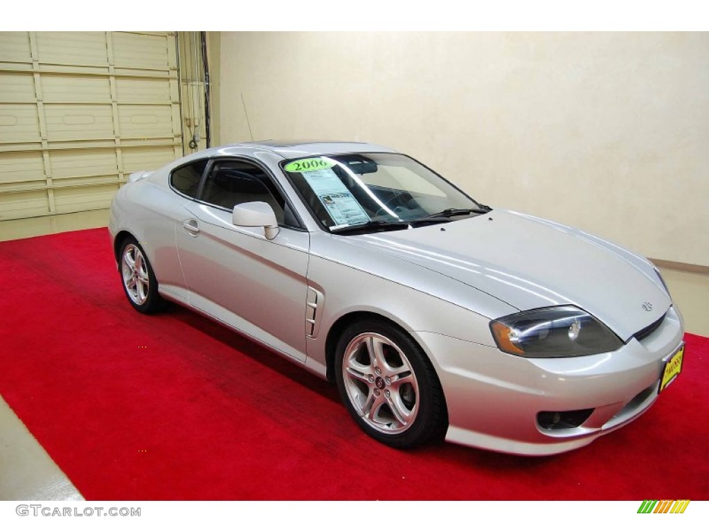 Sterling Silver Metallic 2006 Hyundai Tiburon GT Exterior Photo #55293271