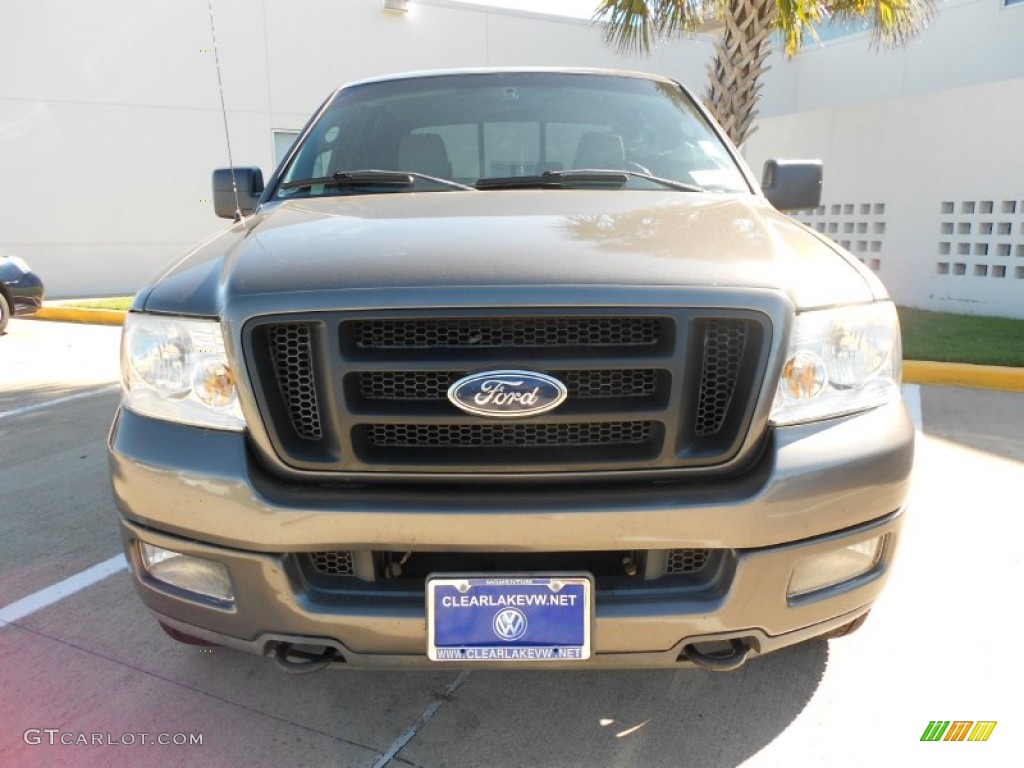 2004 F150 FX4 SuperCrew 4x4 - Dark Shadow Grey Metallic / Black/Medium Flint photo #2
